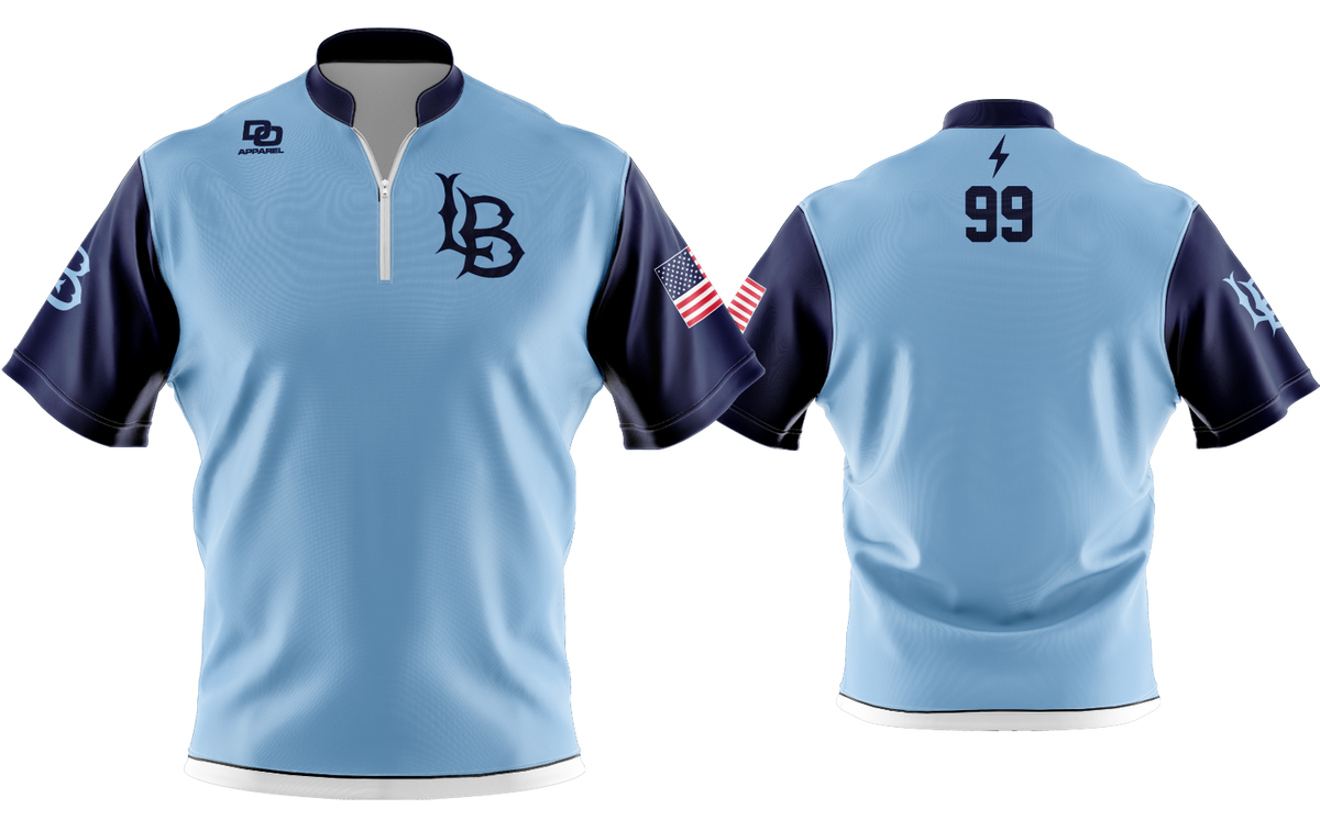 Custom Vapor Batting Jacket - Columbia