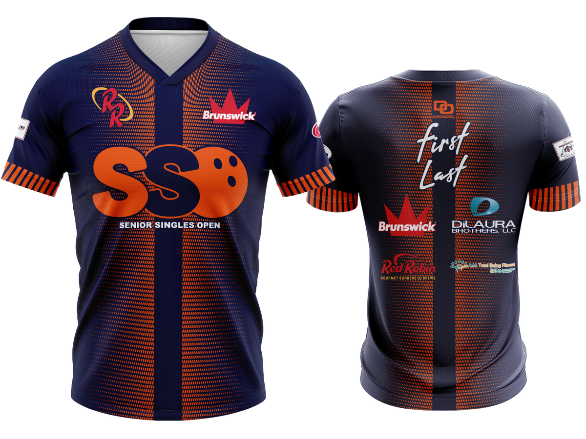 Custom V-Neck Jersey - MC Orange