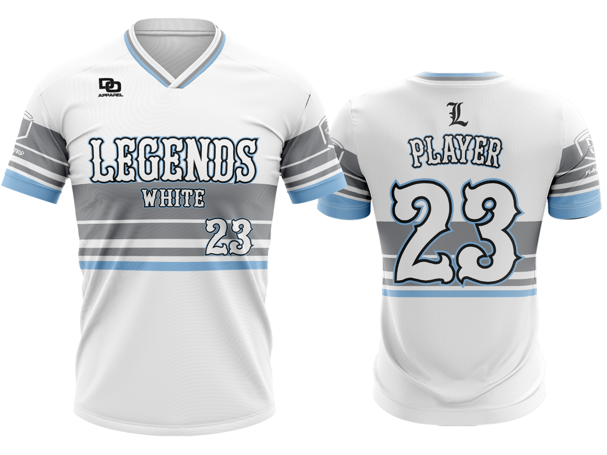 Custom V-Neck Jersey - Buzz Black