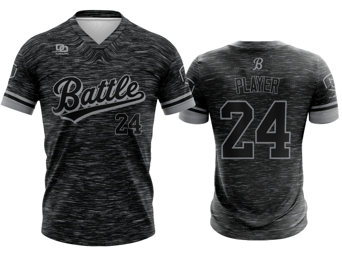 Custom V-Neck Jersey - Blackout