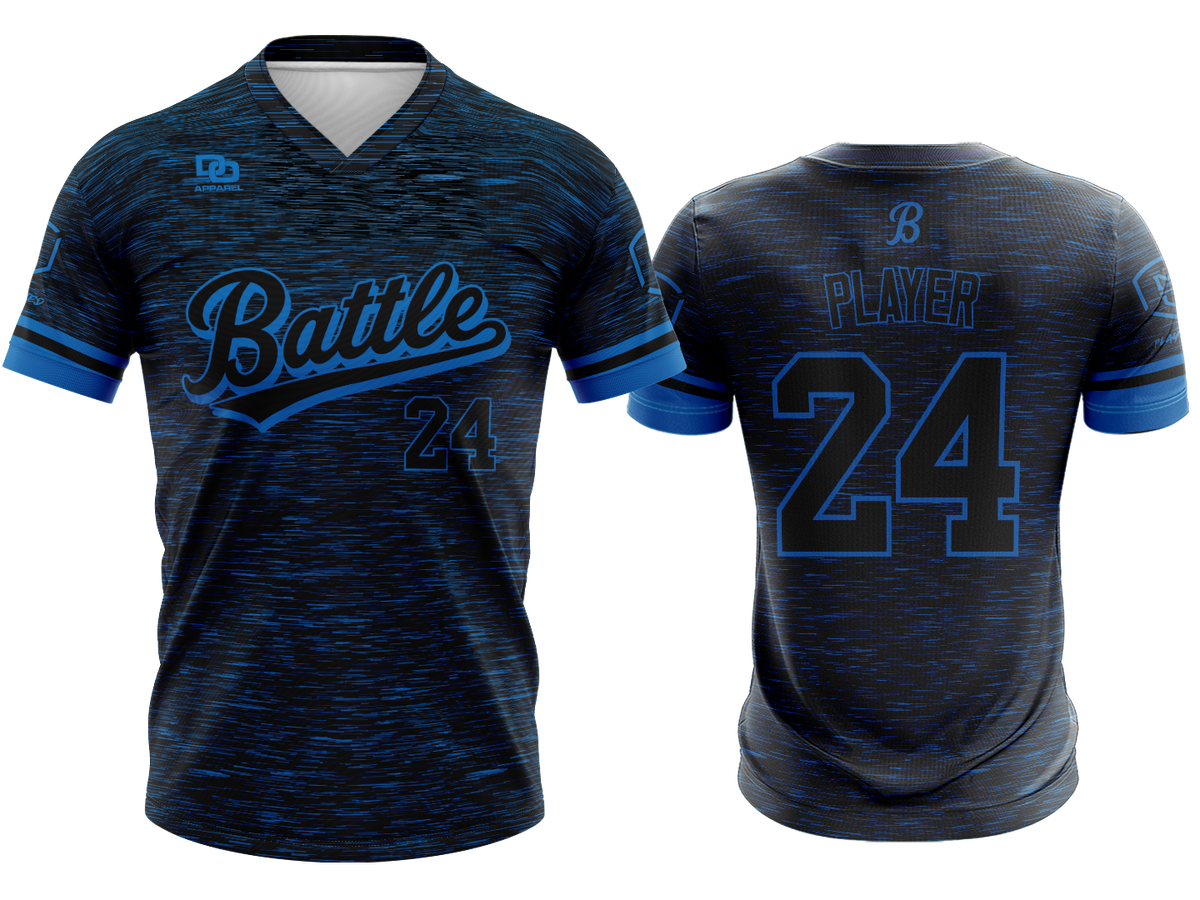 Custom V-Neck Jersey - Blackout