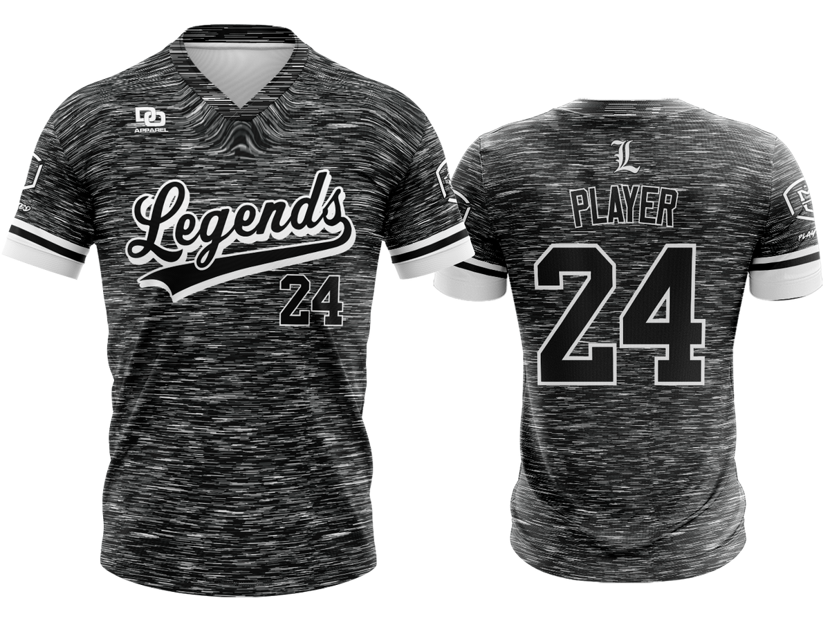 Custom V-Neck Jersey - Blackout