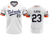 Custom VNeck Jersey - DET White