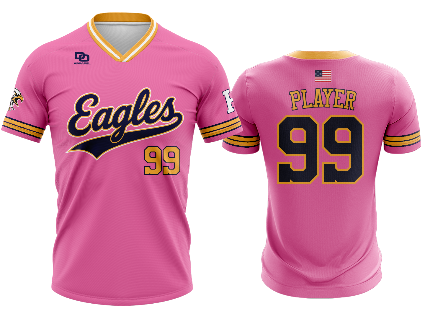 Custom V-Neck Jersey - BCA