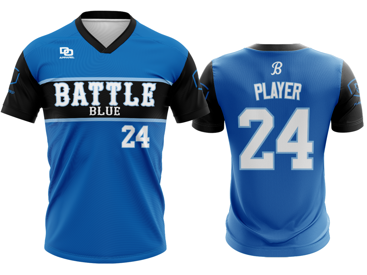 Custom V-Neck Jersey - Player Royal