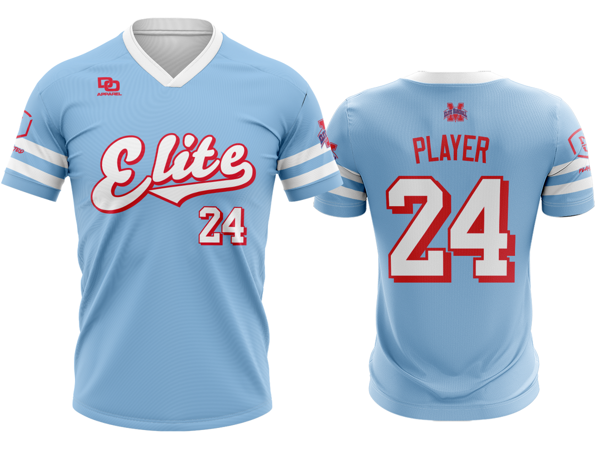 Custom V-Neck Jersey - Rays Columbia