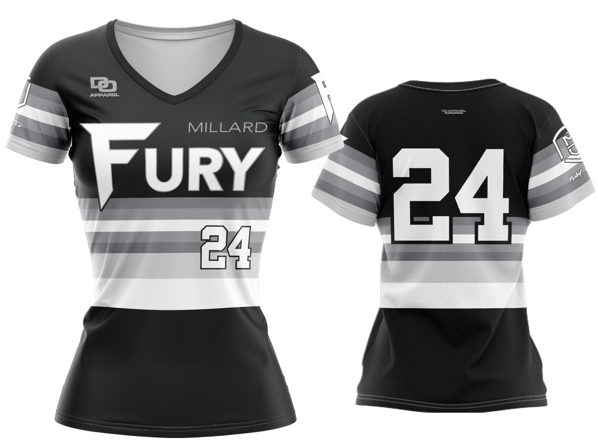 Custom V-Neck Jersey - Black Astros