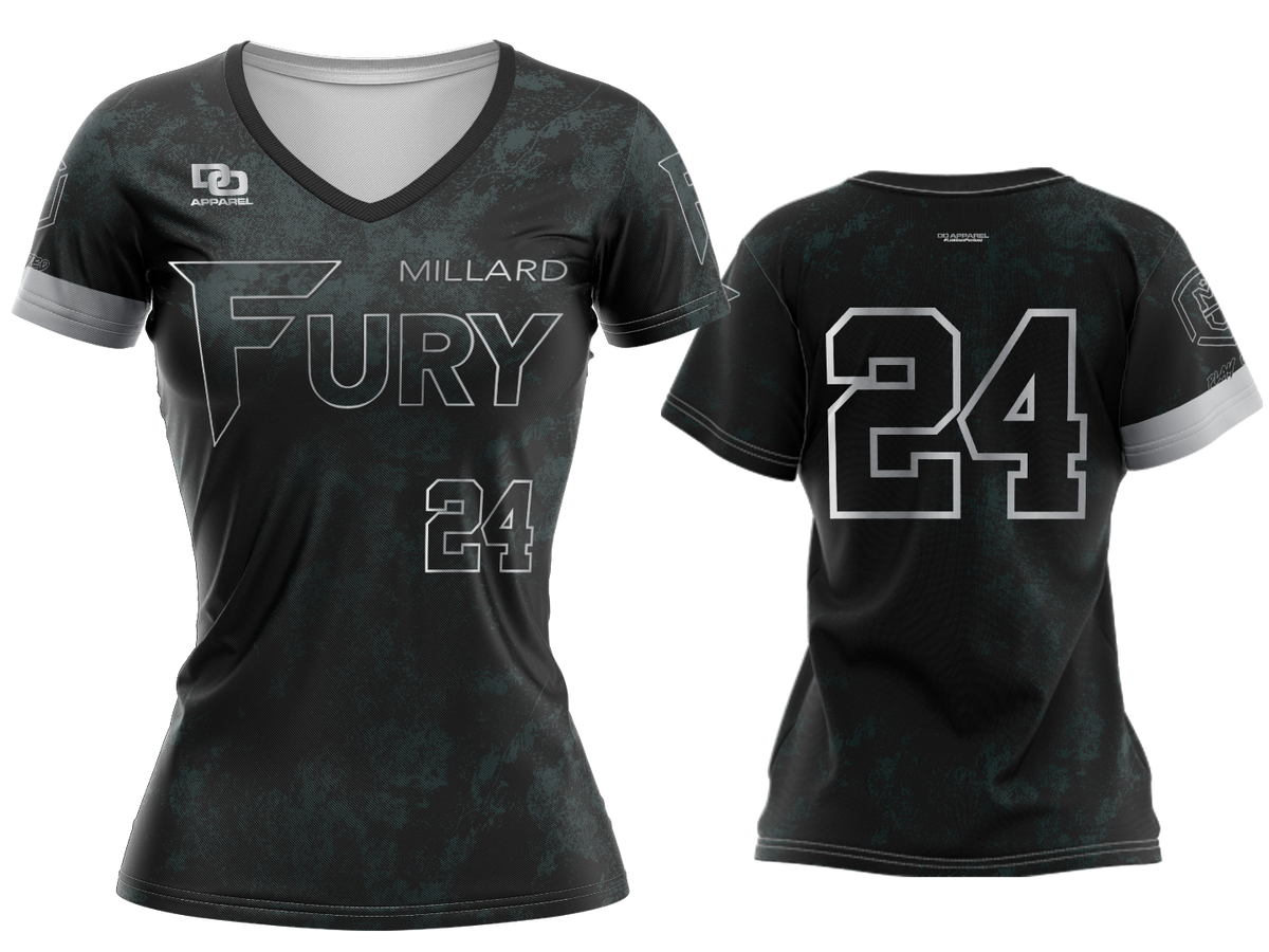 Custom V-Neck Jersey - Black TB City