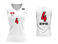 Custom Sleeveless Volleyball Jersey - White