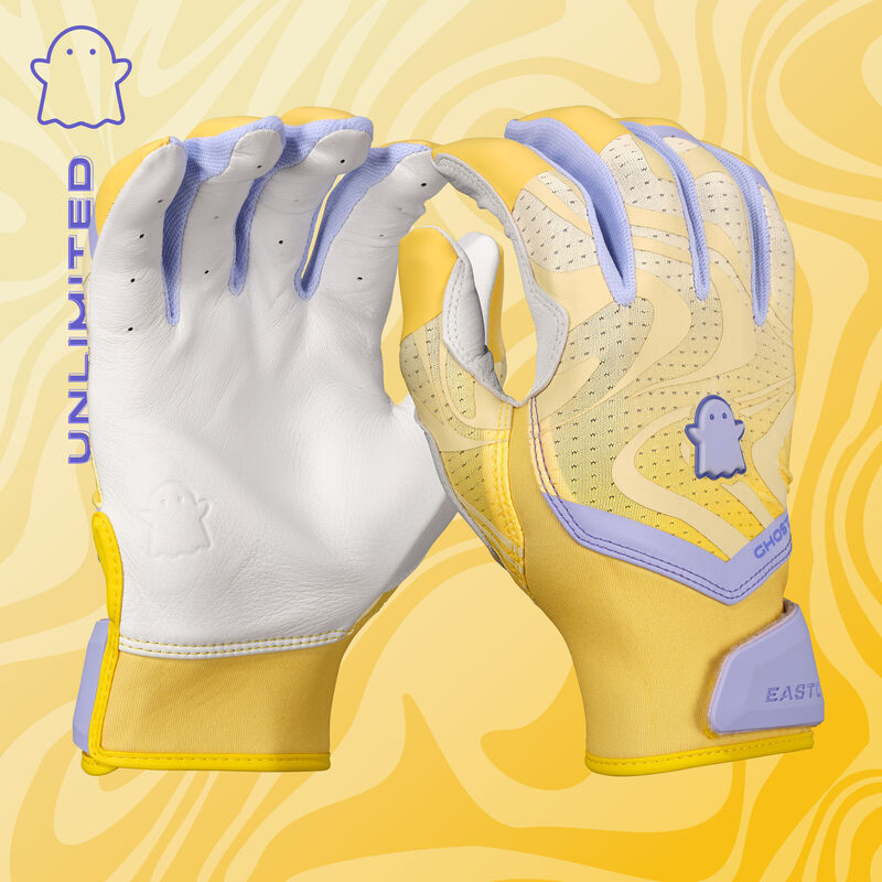 Easton Ghost Ethos Unlimited Lilac Fastpitch Batting Gloves