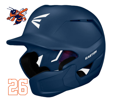 Easton Z50 Batting Helmet With Multi-Adjust Jaw Guard - Navy