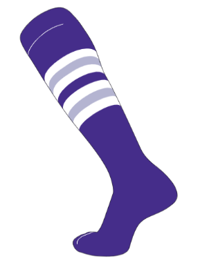 Custom Unity Game Socks - Purple/White/Lavender