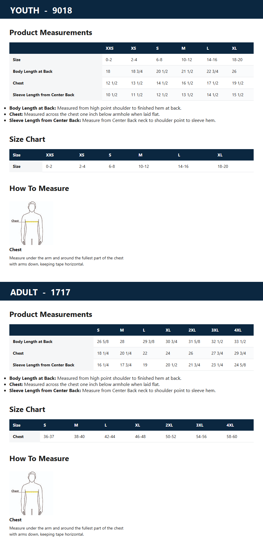 Size Guide