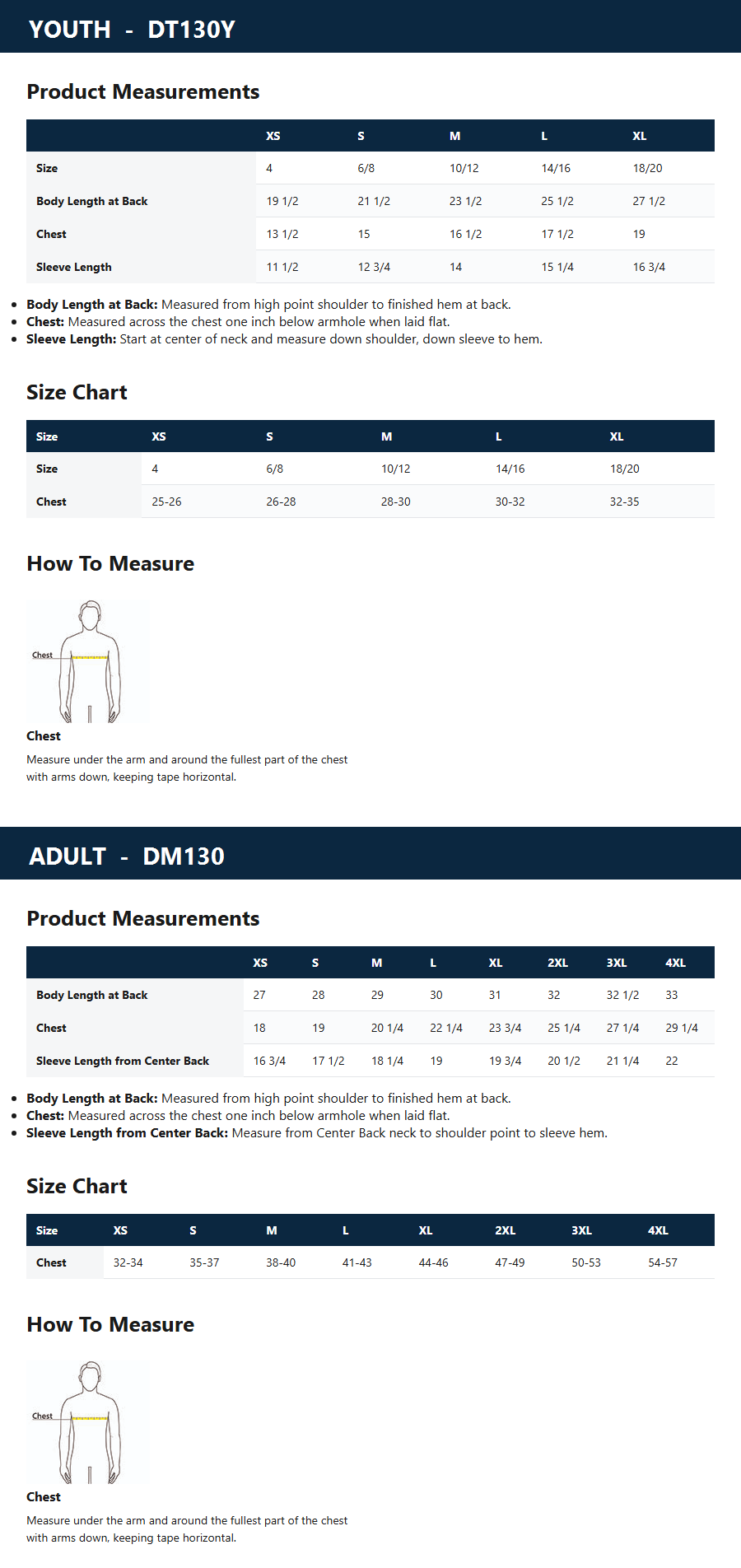 Size Guide
