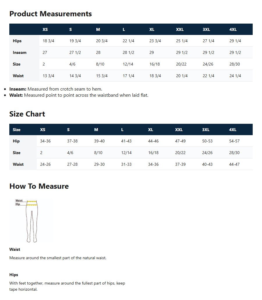 Size Guide
