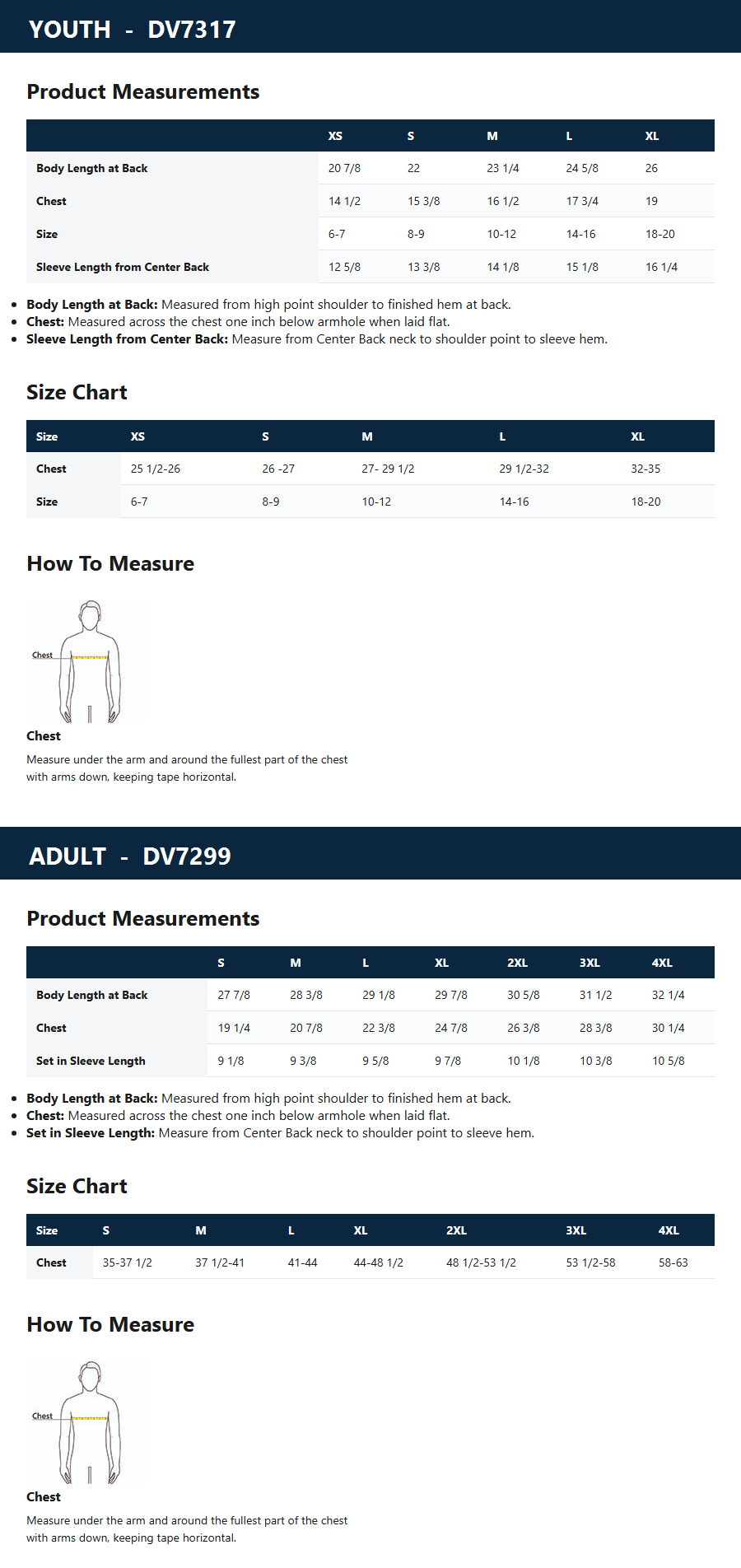 Size Guide