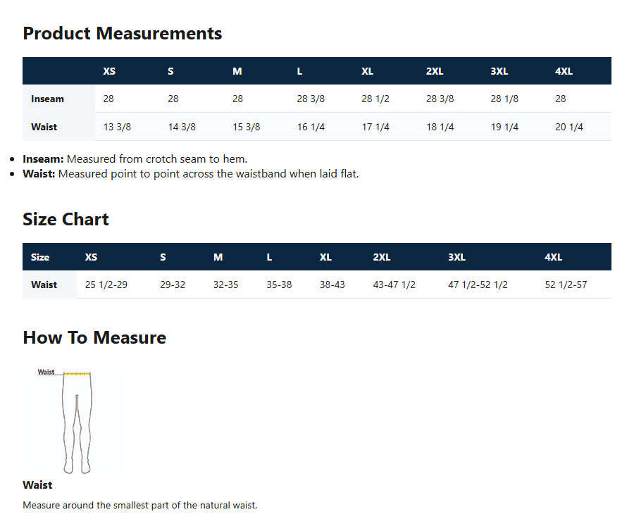 Size Guide