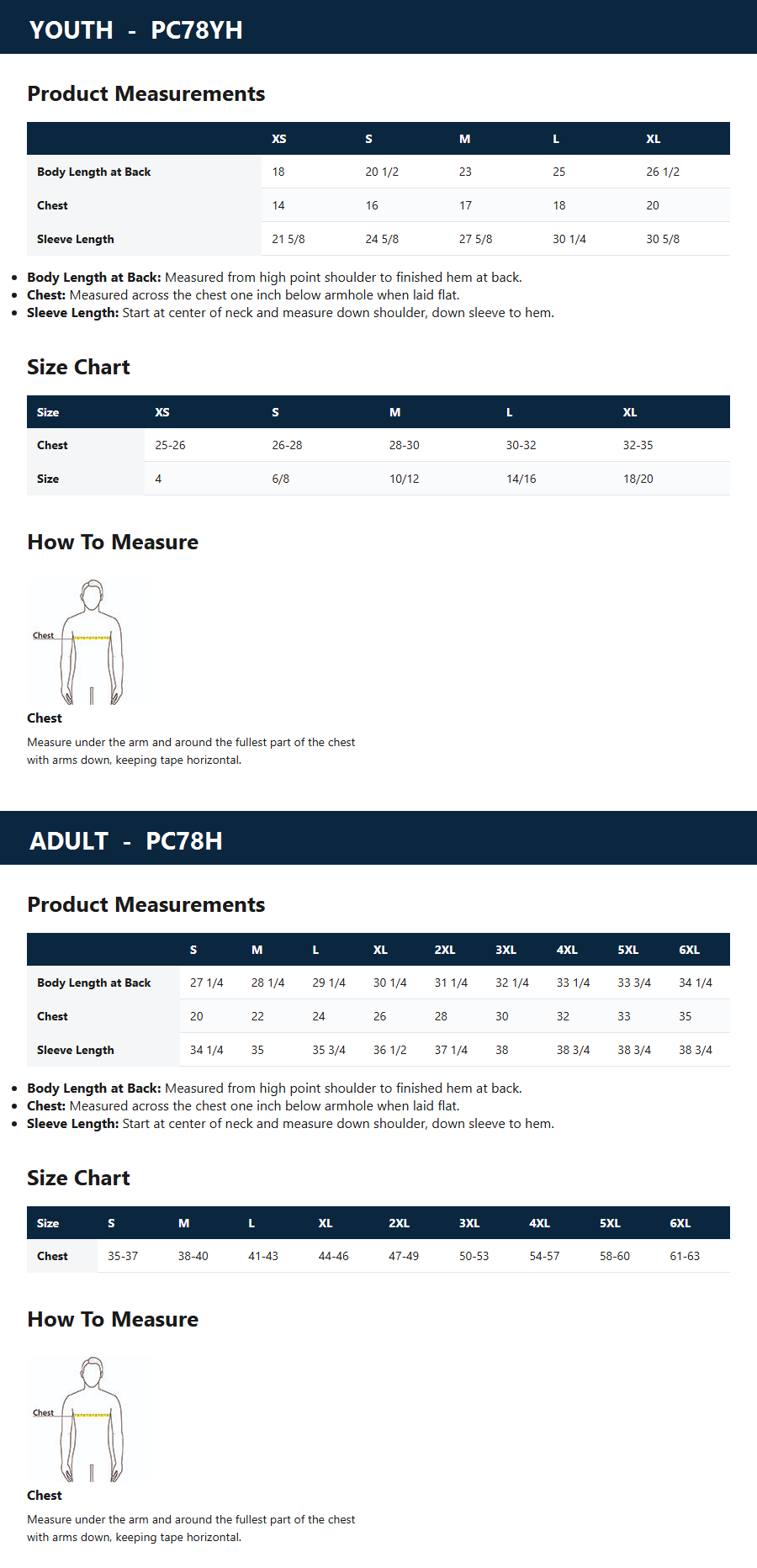 Size Guide