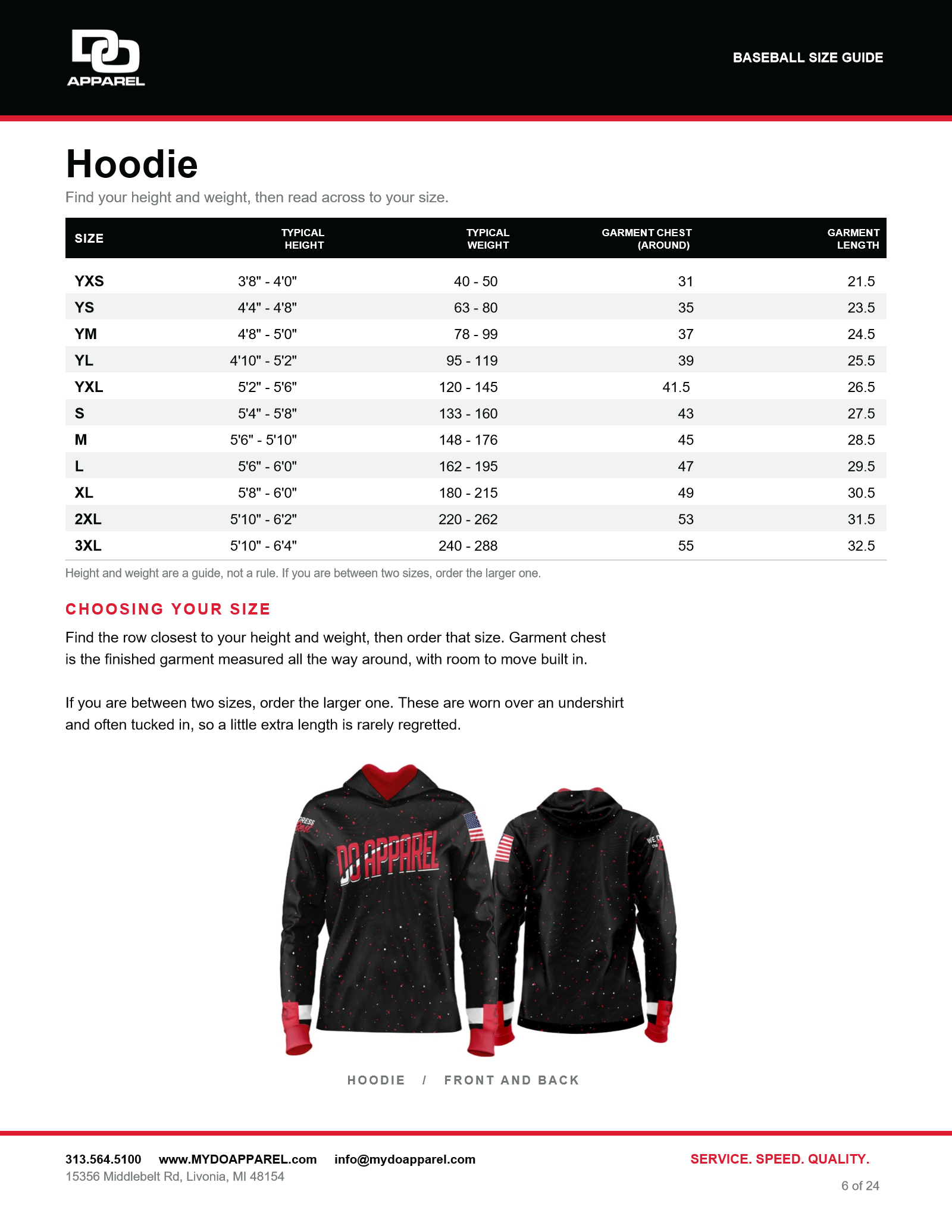 Size Guide