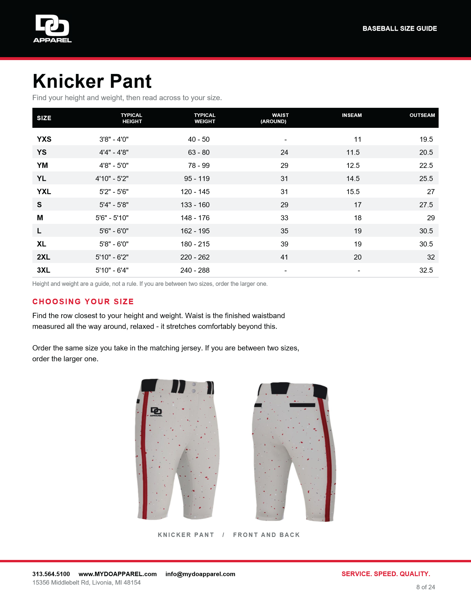 Size Guide