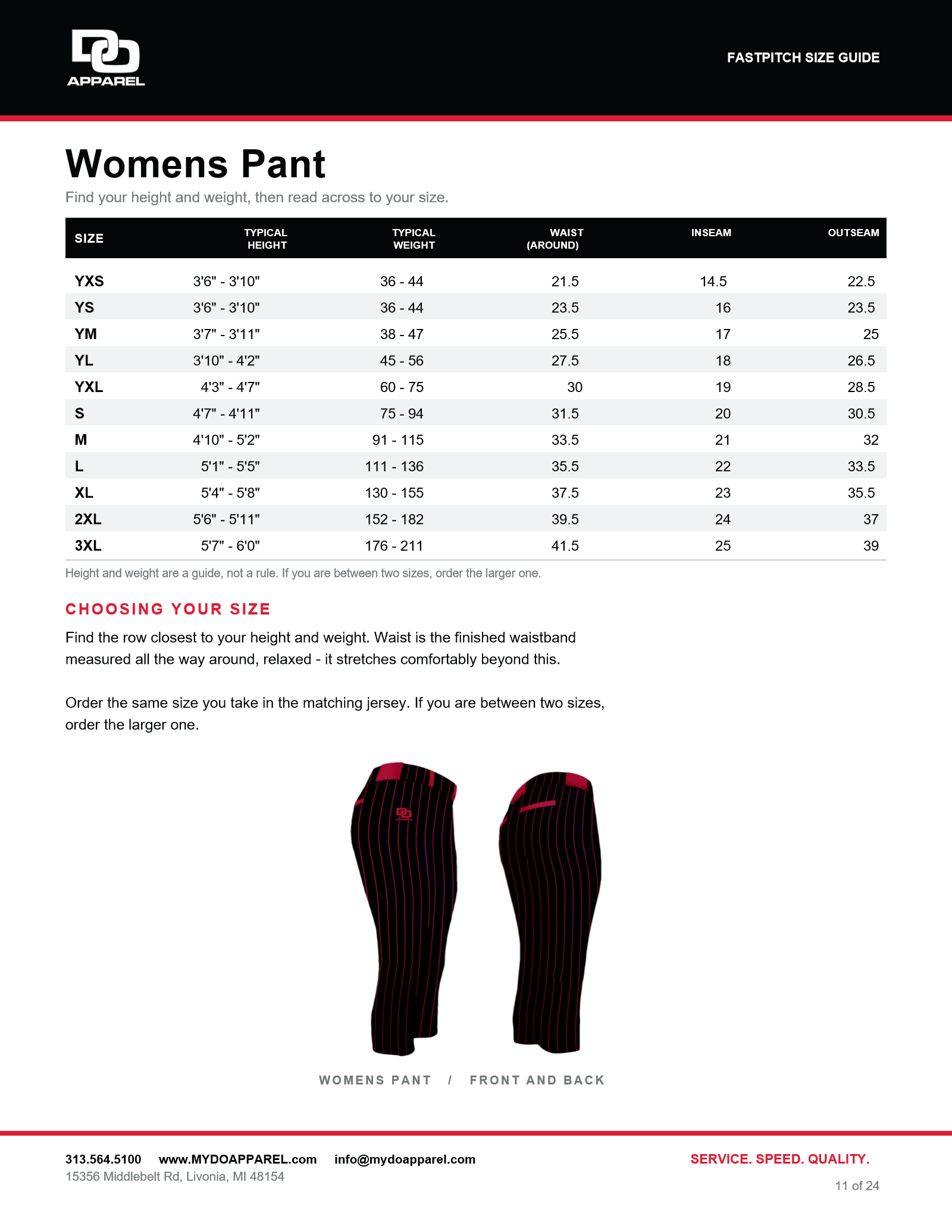 Size Guide
