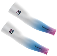 Custom Compression Arm Sleeve Pair - White