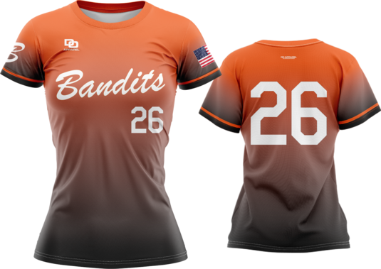 Custom Womens Crew Jersey - Philly Fade