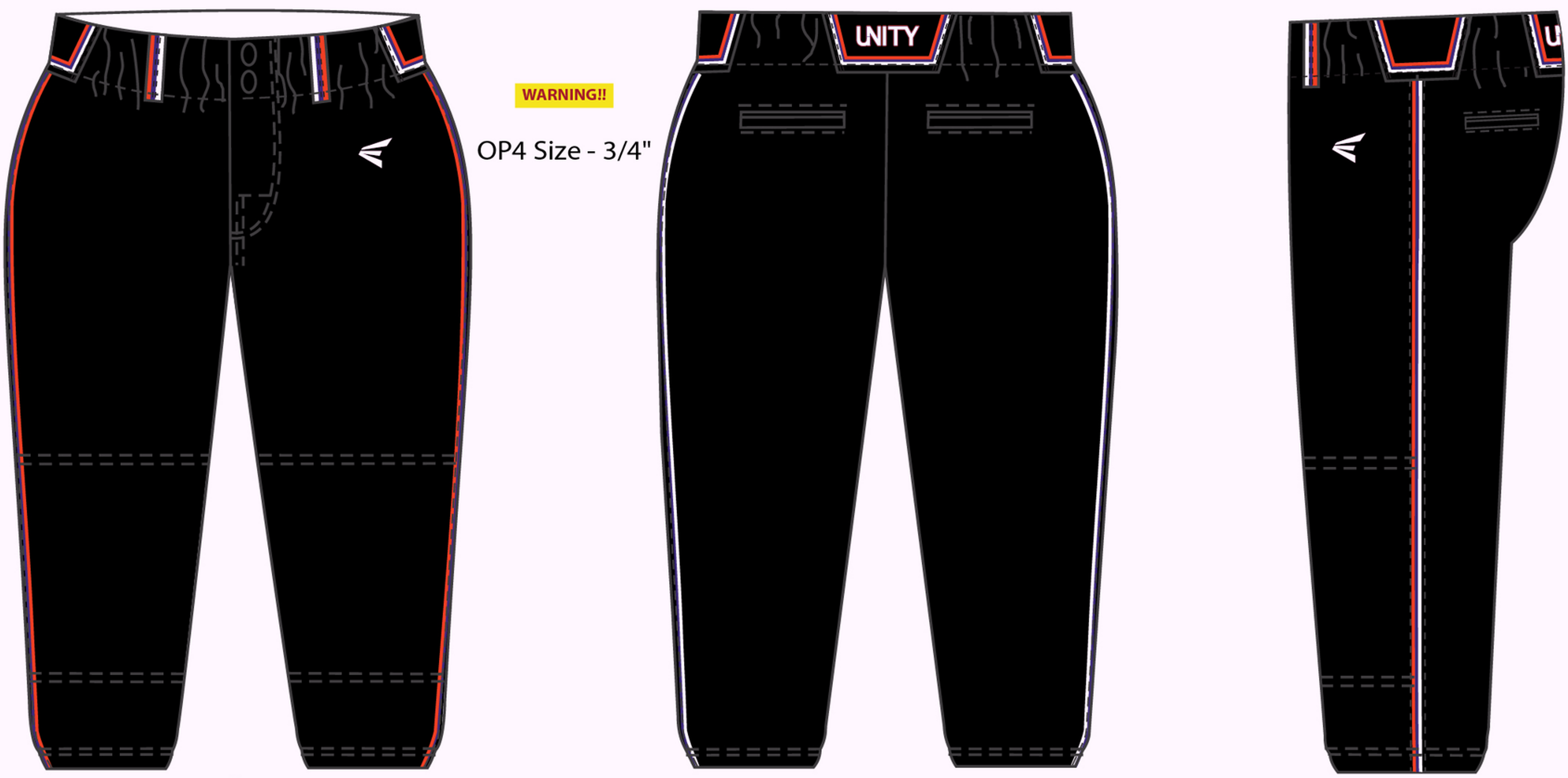 Easton Custom Fastpitch Pant - Black
