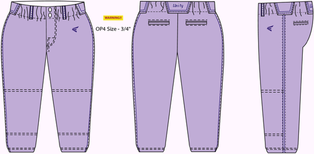 Easton Custom Fastpitch Pant - Lavender