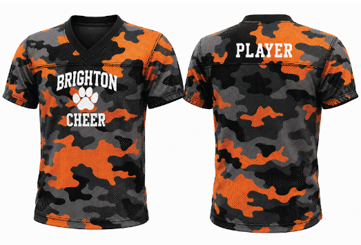 Custom Sublimated Practice Cheer Jersey - Camo