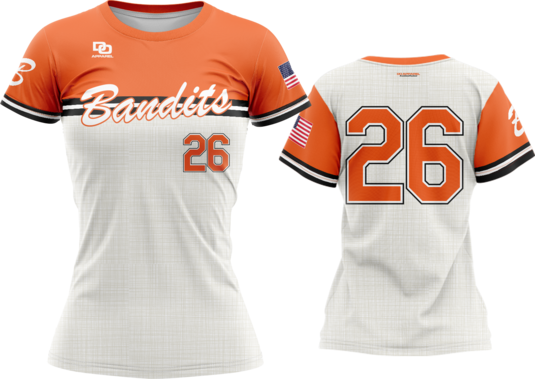 Custom Womens Crew Jersey - Cream Flannel