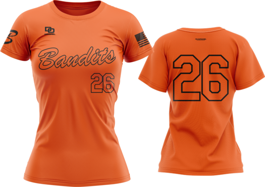 Custom Womens Crew Jersey - Orangeout