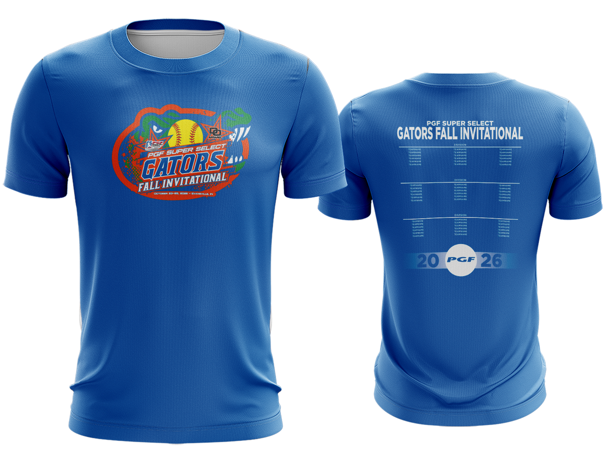 Tournament Tee - Gators Fall Invite Royal