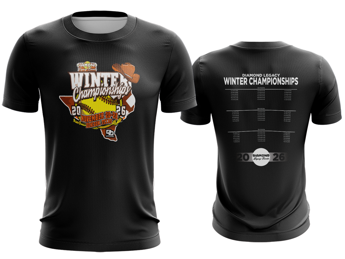 Tournament Tee - Winter Championship Black