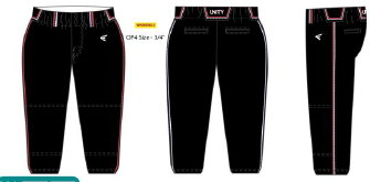 Easton Custom Fastpitch Pant - Black ROI
