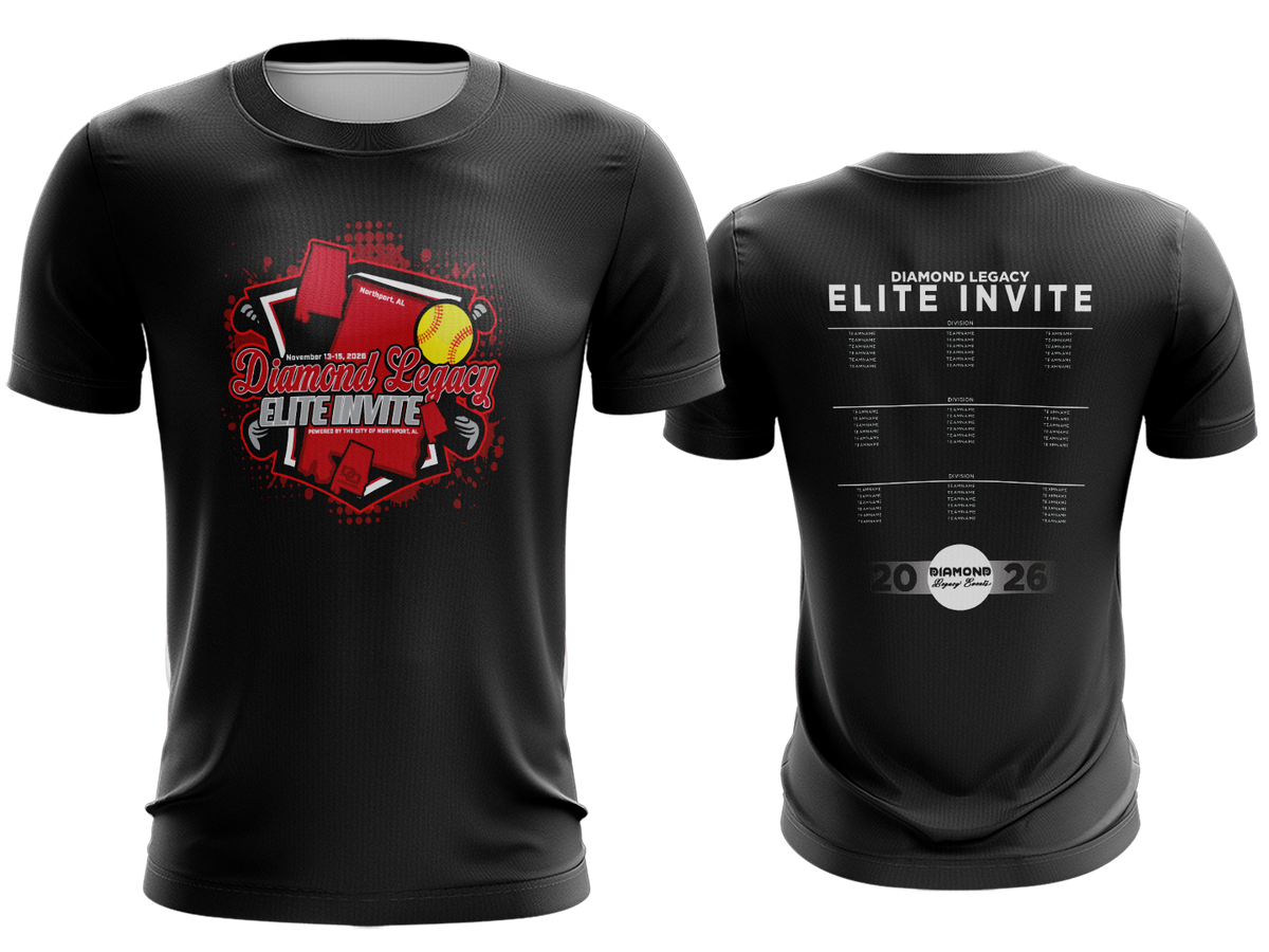Tournament Tee - Elite Invite Black