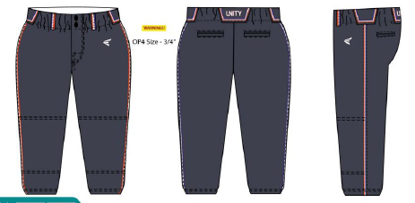 Easton Custom Fastpitch Pant - Graphite ROI