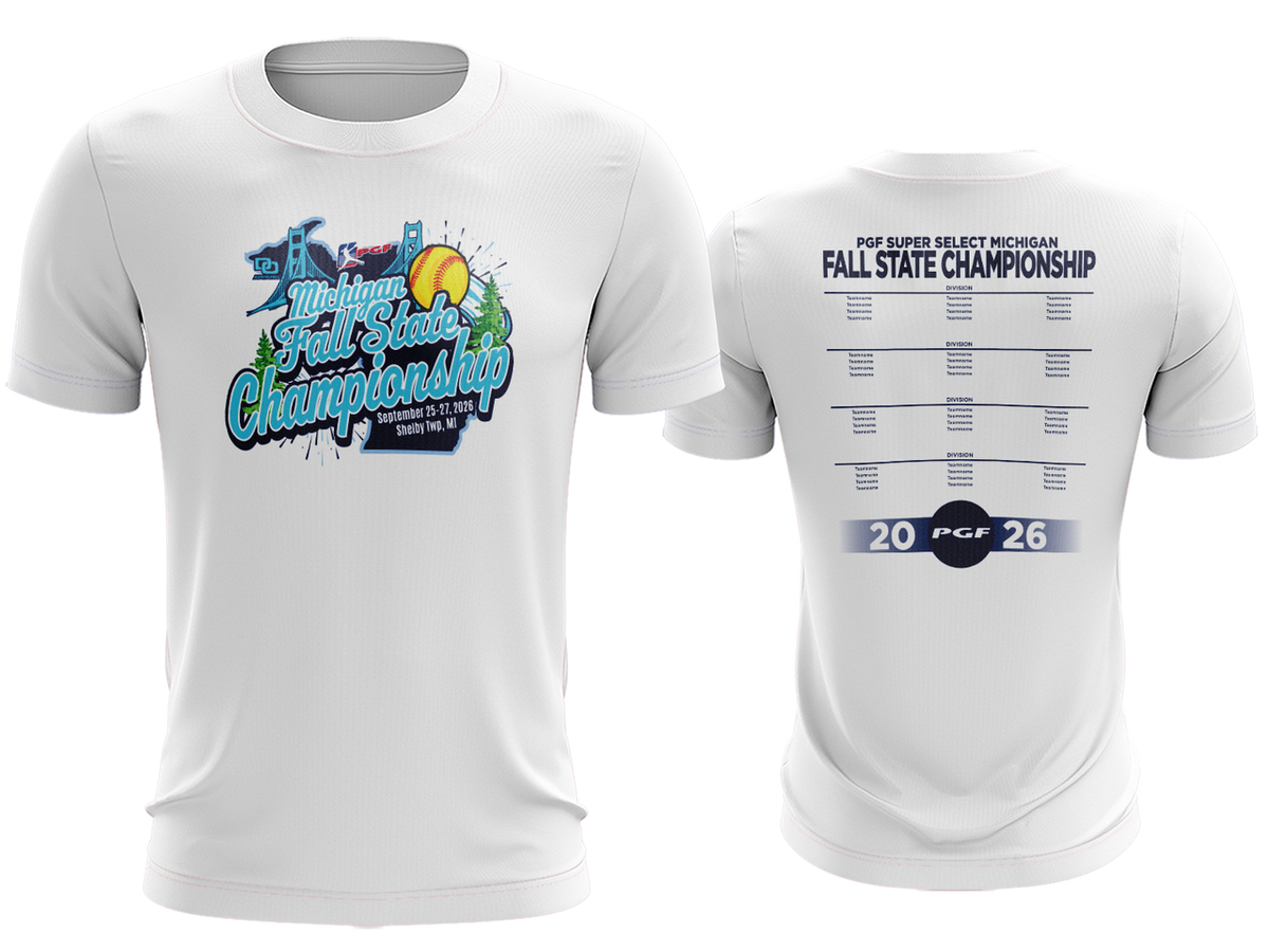 Tournament Tee - MI Fall Championships White
