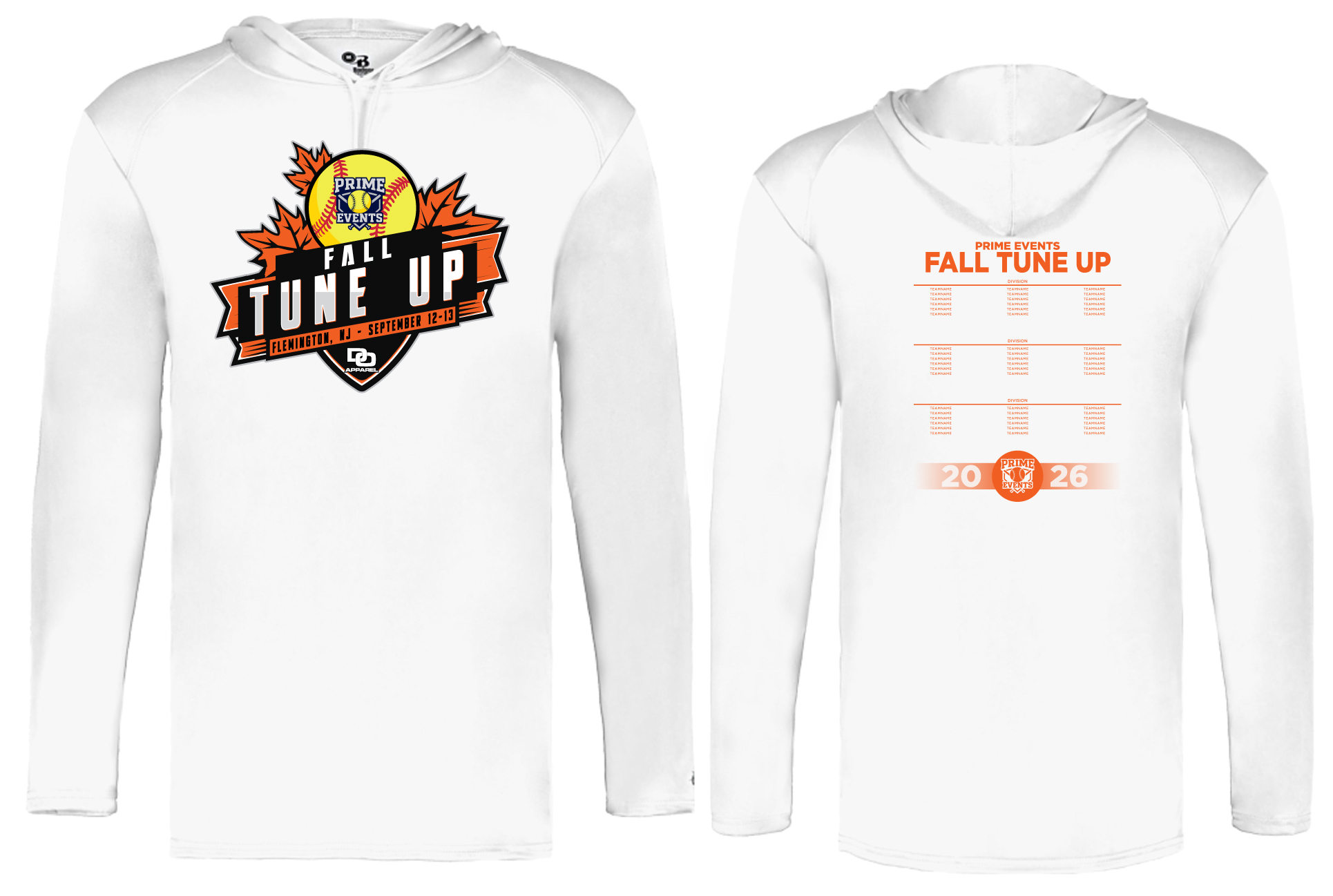 Unisex Hooded Long Sleeve T-Shirt - Fall Tune Up