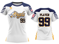 Custom Womens Crew Jersey - White