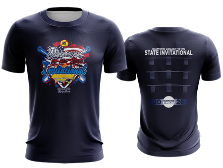 Tournament Tee - 10/11u State Invitational Navy