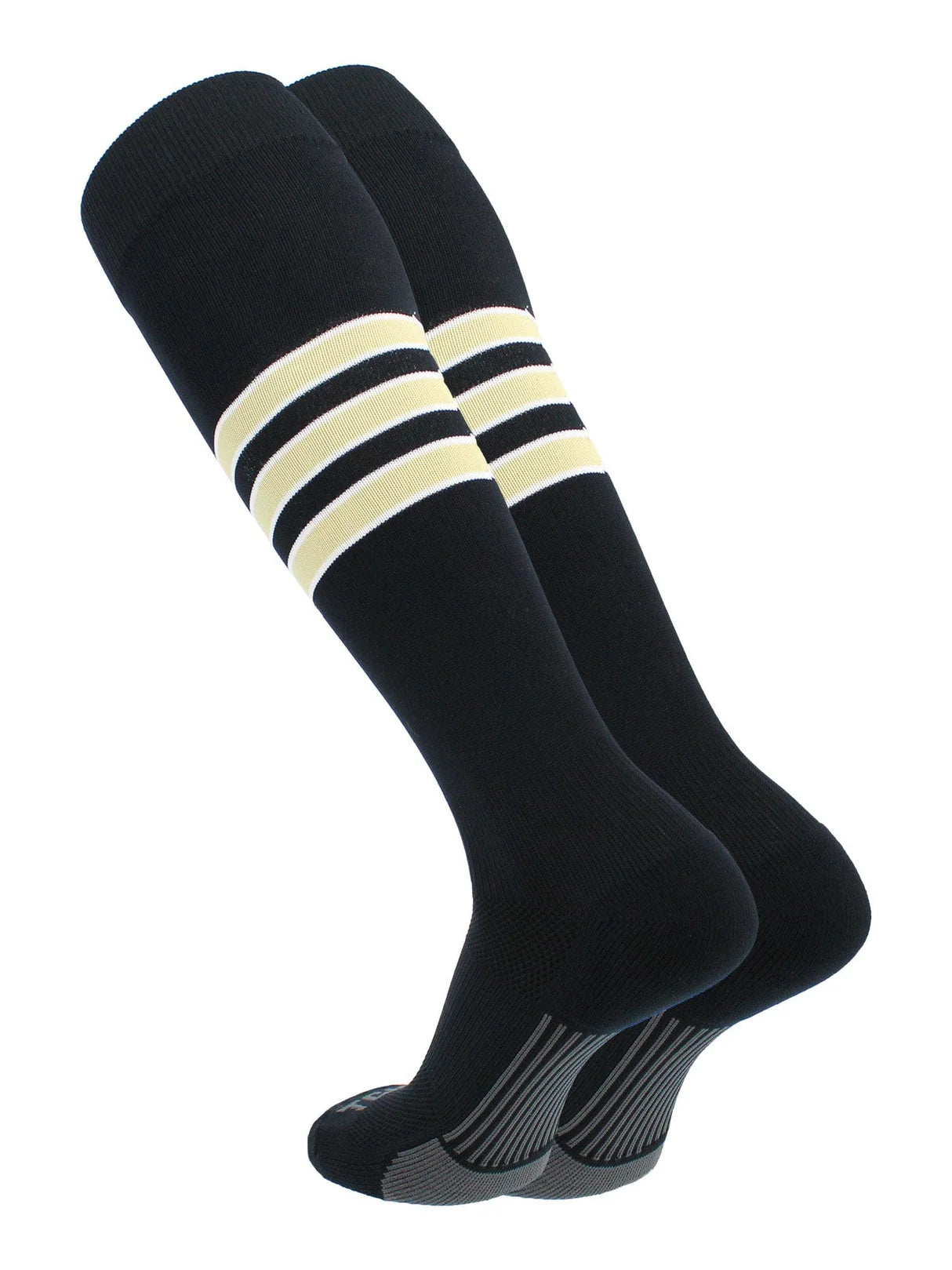 Dugout Series Accent Trim Striped Baseball Socks