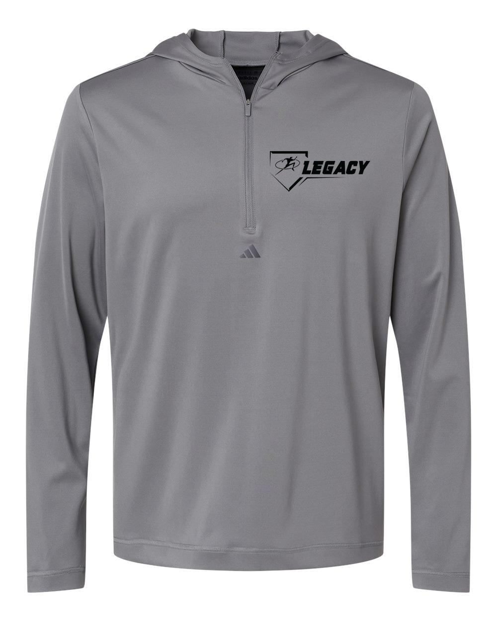 Adidas Men's Lightweight Quarter-Zip Hooded Pullover