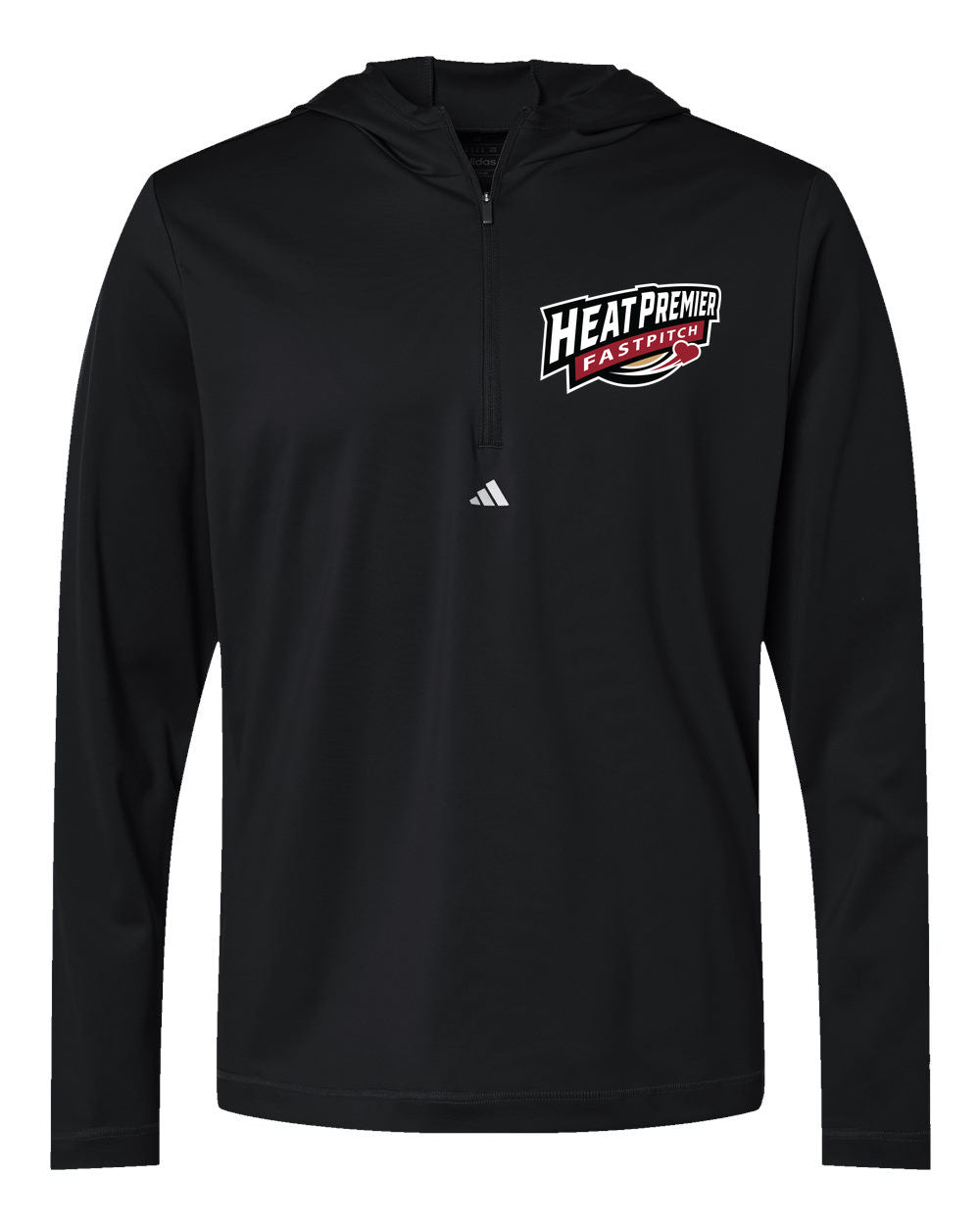 Adidas Men's Lightweight Quarter-Zip Hooded Pullover