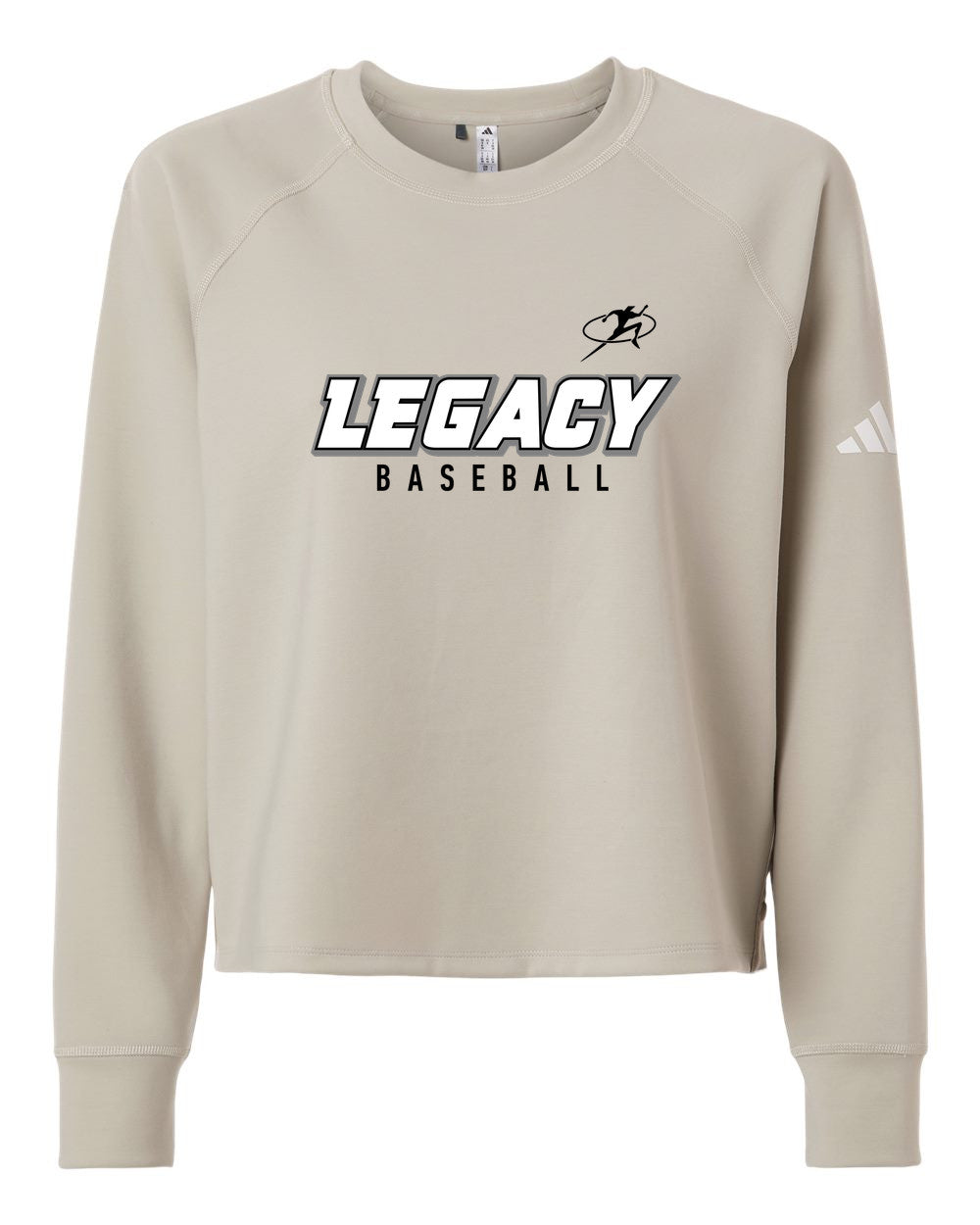 Adidas Women's Beyond Side-Snap Crewneck Sweatshirt