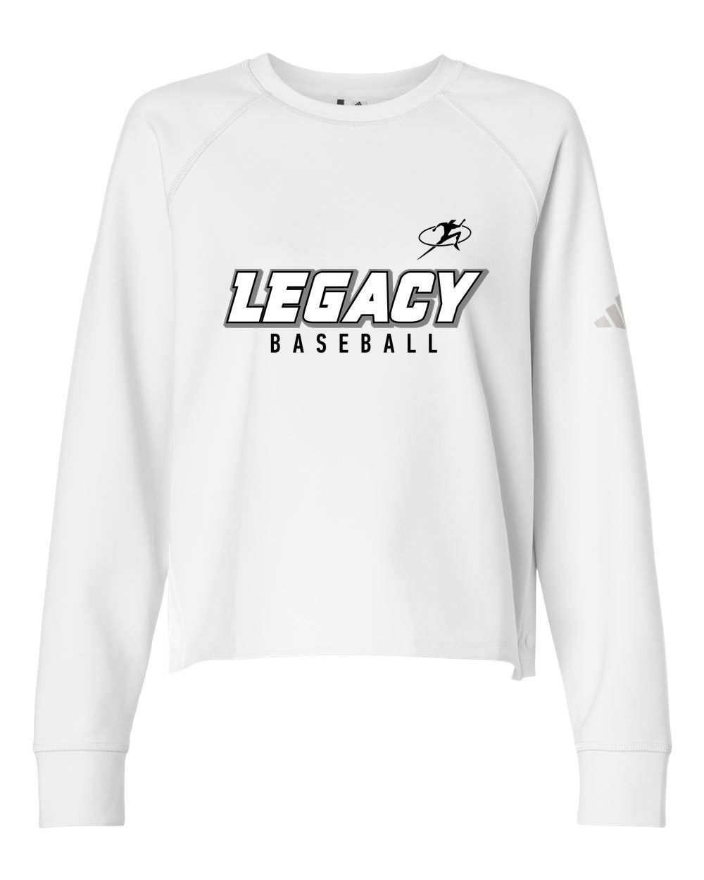 Adidas Women's Beyond Side-Snap Crewneck Sweatshirt
