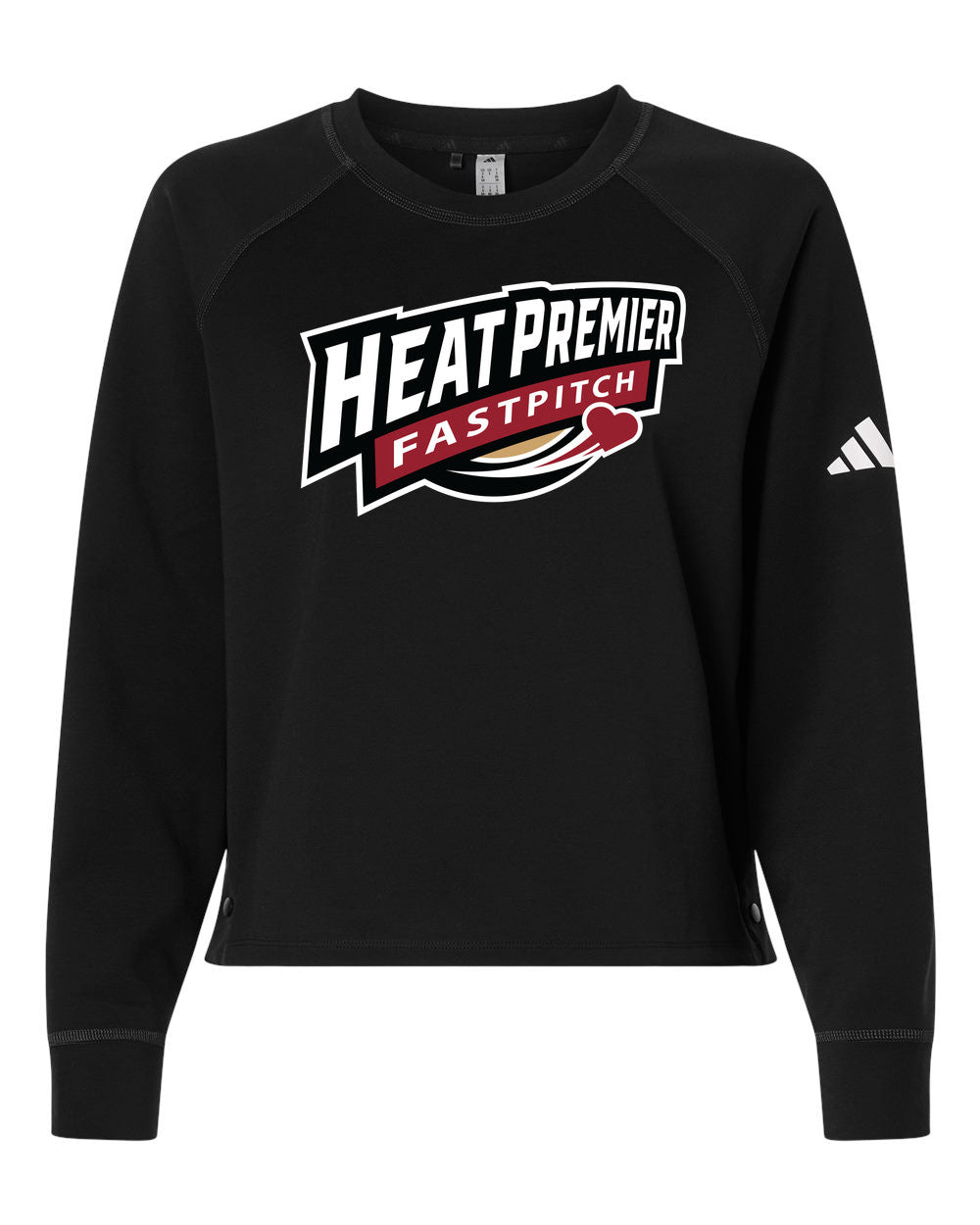 Adidas Women's Beyond Side-Snap Crewneck Sweatshirt