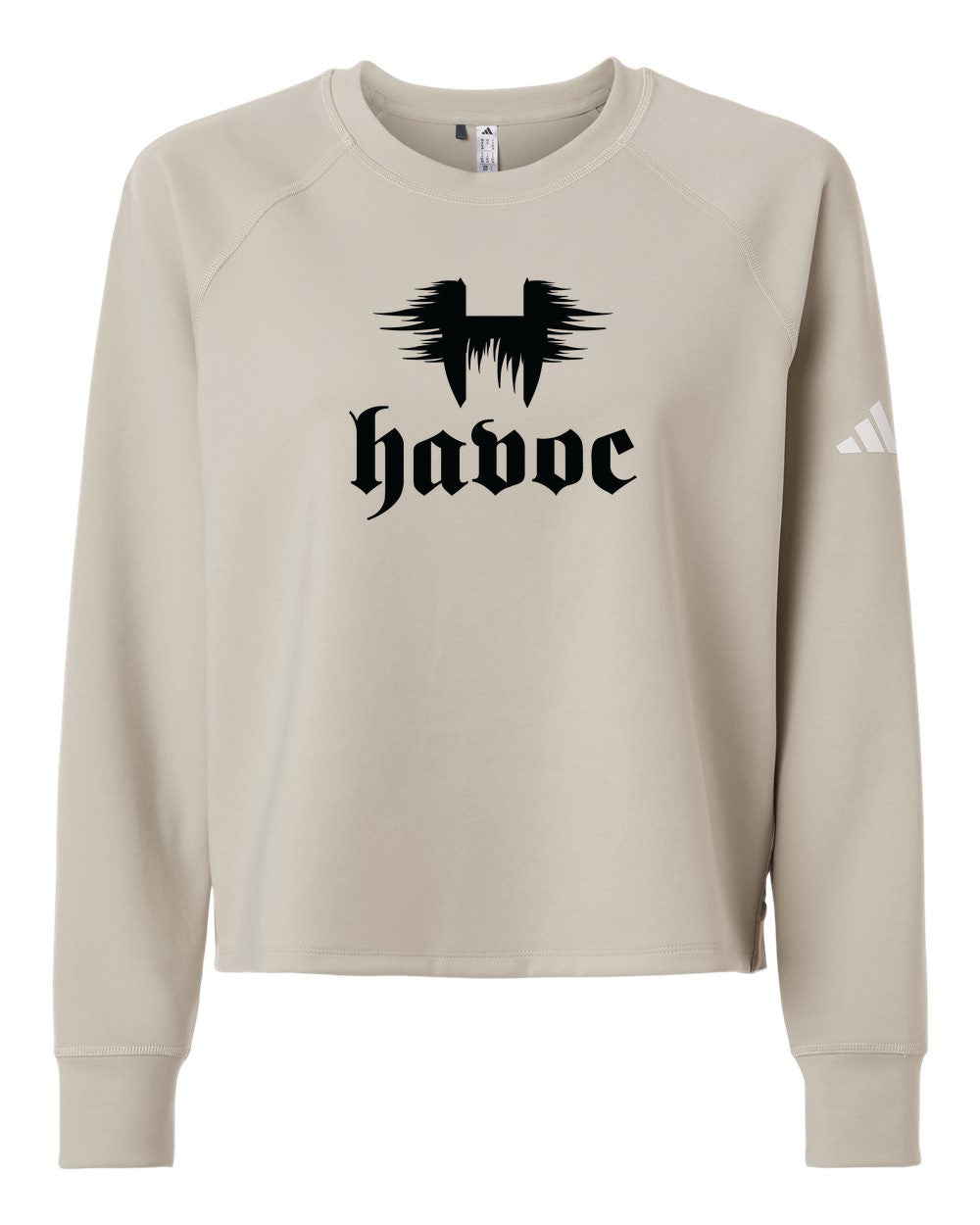 Adidas Women's Beyond Side-Snap Crewneck Sweatshirt