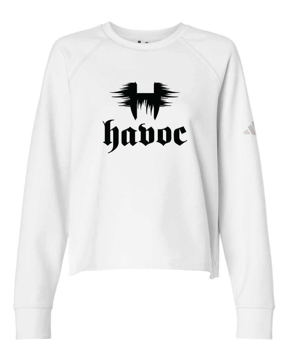 Adidas Women's Beyond Side-Snap Crewneck Sweatshirt