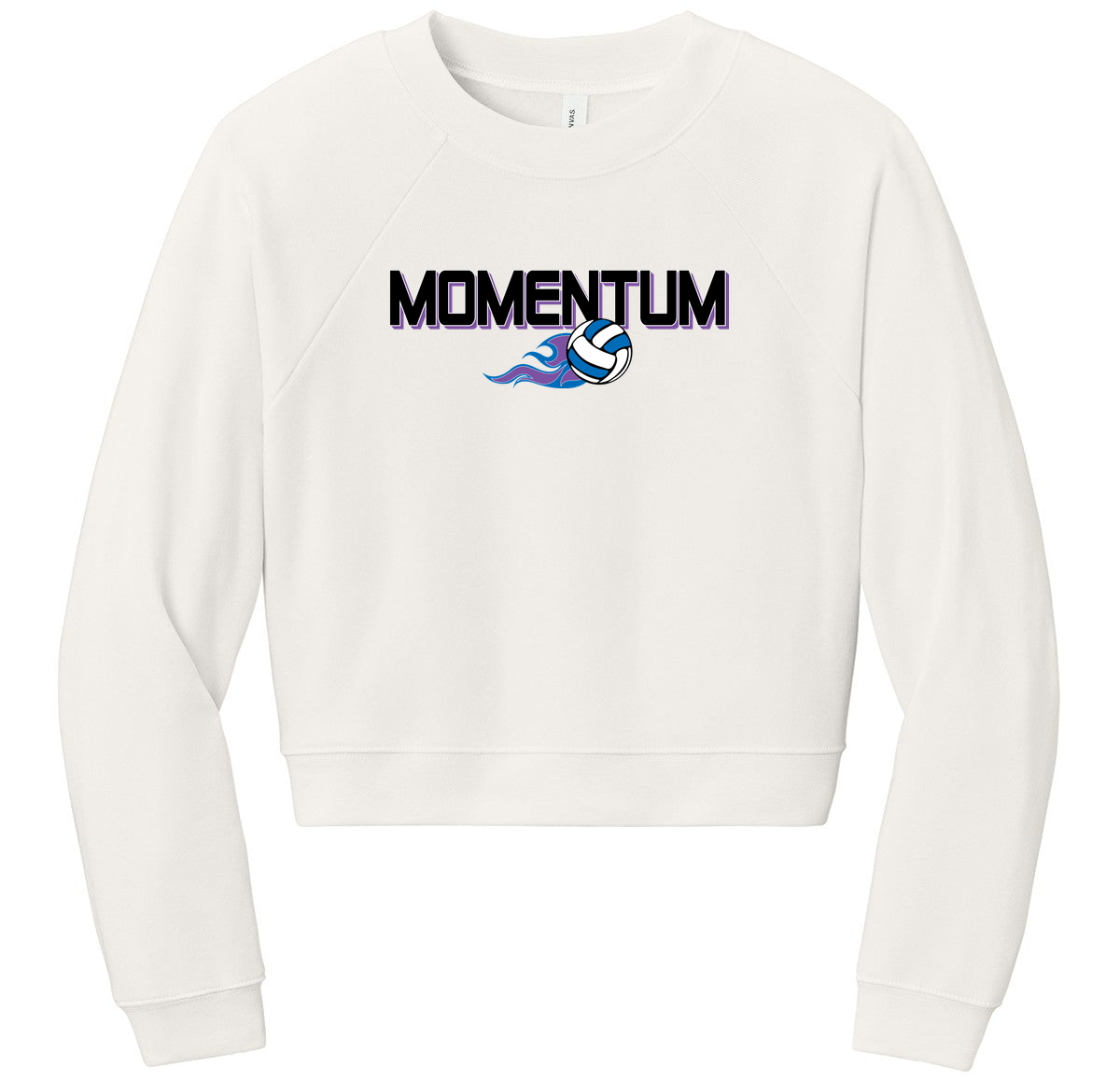 BELLA+CANVAS Women’s Raglan Sponge Fleece Crew